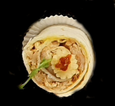 Wrap met kip kerrie